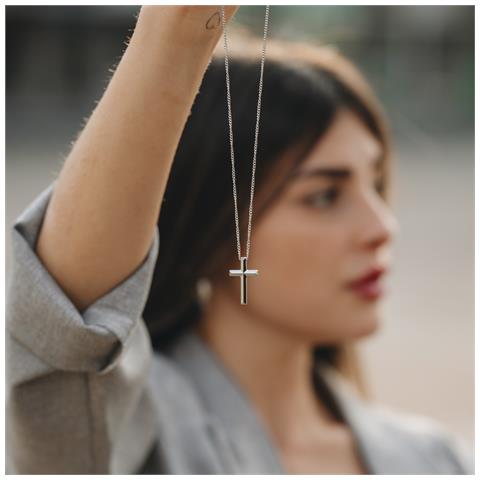 Collana Da Donna Premium [leggera] | Acciaio Inossidabile 316l | Colore: Argento - Foto 6