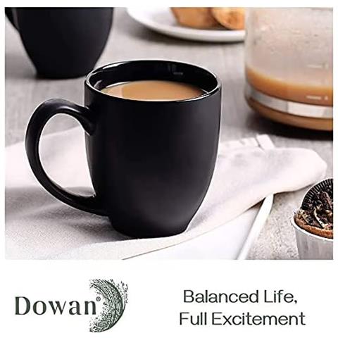 Set di 6 Tazze da Caffè in Ceramica Nera da 473ml - Foto 2