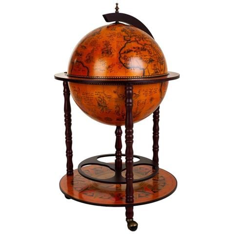 Portabottiglie Globo Marrone 55,5x55x, 5x93,5h - Foto 1