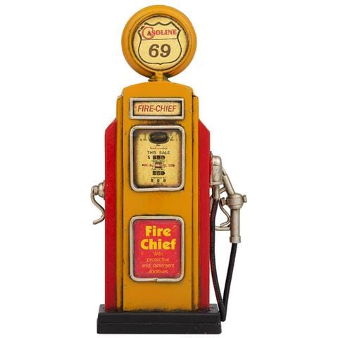 Dispenser Salvadanaio In Metallo Marrone 12,5x7x25h - Foto 2