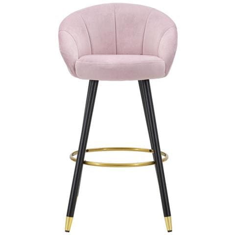 Sgabello Da Bar Prague Rosa - 55 X 56 X H 104 Cm - Foto 2
