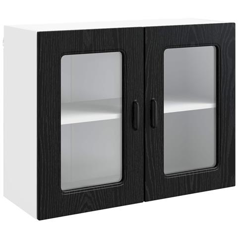 Mobile da cucina con porta Kalmar Rovere Nero 80 x 31 x 60 cm - Foto 1