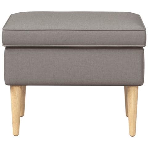 Poggiapiedi Tortora 55 x 35 x 41 cm Poliestere - Foto 2