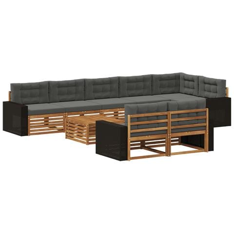 Set di divani da esterno con cuscino 9 pcs - Foto 1