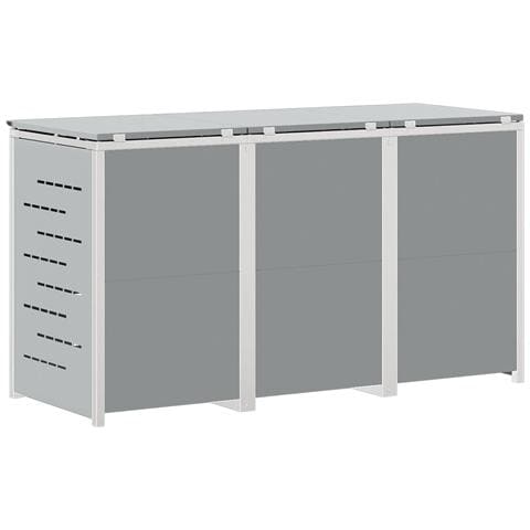 Stoccaggio contenitore a ruote Acciaio Inox Grigio - Foto 9