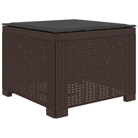 Divano da Giardino a 1 Posto con Cuscino Aspetto Rattan PP - Foto 1