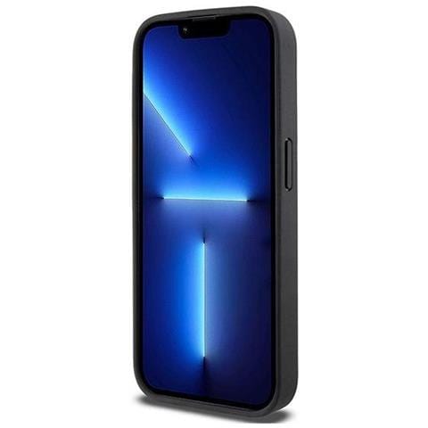 Dkny Custodia In Pelle Con Motivo A Quadri E Strisce Stampate Per Iphone 15 Pro Max - Colore Nero - Foto 2