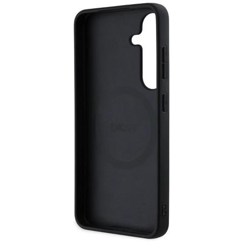 Custodia In Pelle Marrone Con Motivo Per Samsung Galaxy S25 - Foto 1