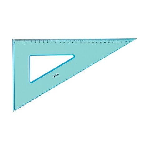 pz. 1 Squadra Tecnoschool azzurro trasp 30cm 60? 40230SS - Foto 1