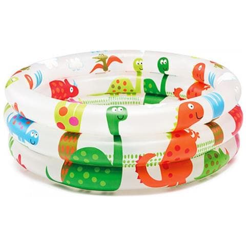 57106NP - Piscina Baby Pool, Tre anelli, Colori Assortiti, 61x22 cm - Foto 3