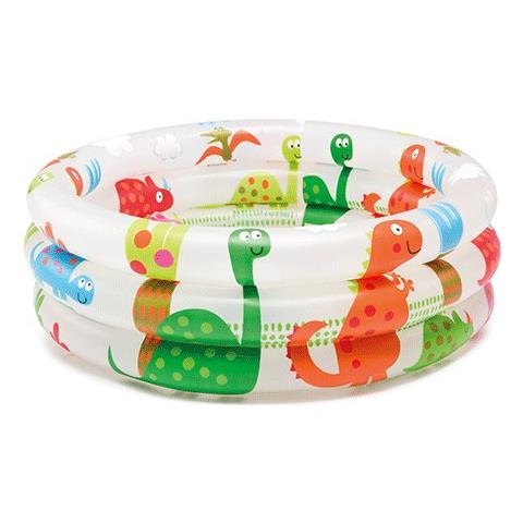 57106NP - Piscina Baby Pool, Tre anelli, Colori Assortiti, 61x22 cm - Foto 2