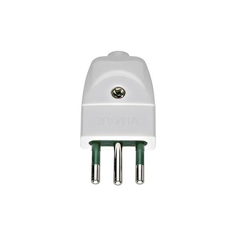 00201b - Spina 2p+t 10a S11 Assiale Bianco - Foto 1