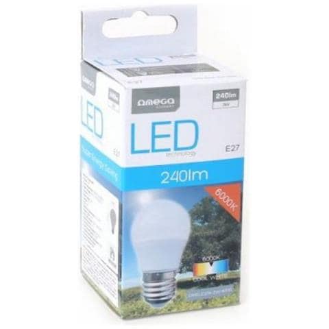 Lampadina Led Sferica E27 3w 240 Lm 6000 K Luce Bianca - Foto 2