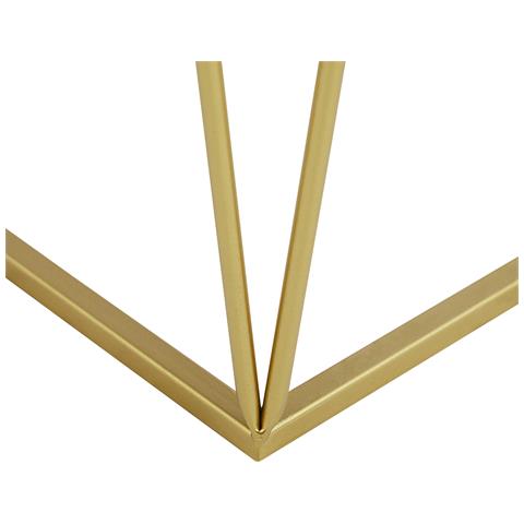 Set Da 2 Tavolini Da Soggiorno Oro E Specchio Sierra - Foto 22