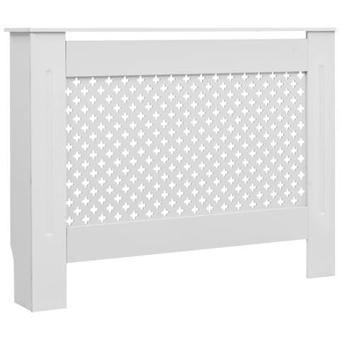 Copertura per Radiatore Bianca 112x19x81,5 cm in MDF - Foto 1