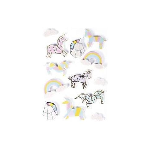 13 Adesivi 3d - Unicorni 5 Cm - Foto 1