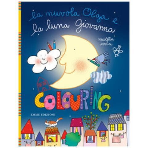 Nicoletta Costa - La Nuvola Olga E La Luna Giovanna. Colouring. Ediz. Illustrata - Foto 1