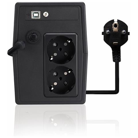 Gruppo di Continuità UPS ERA Plus 1600 VA / 1120 W 2 Prese Schuko - Foto 3