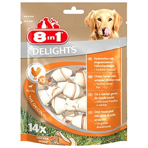 Delights Osso Annodato Per Cani Value Bag Xs 14 Pezzi 168 G - Foto 1