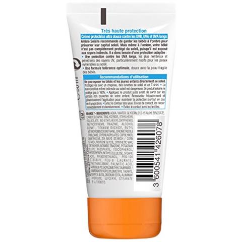 Ambra Solare Crema Protettiva Ultra Dolce Sensitive Expert + All'ombra Bambini, Spf 50 +, 50 Ml - Foto 2