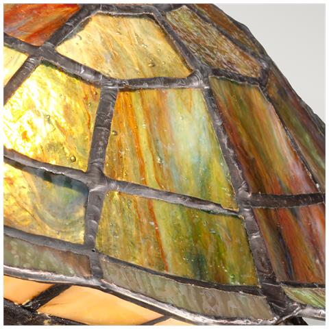 Lampada Tiffany Sawback, Bronzo Vintage, G9 - Foto 5