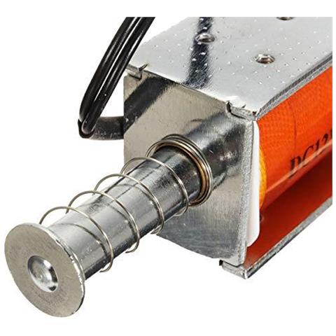 Dc 12v 35 Millimetri Tirare Corsa Lunga Spinta Solenoide Piccolo Elettromagnetica Elettrico A Magneti - Foto 4