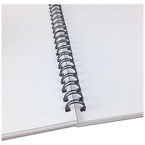 64 Millimetri Filo Di Rilegatura Spine 20 Capacit Fogli A4 Nero Fili Di Rilegatura Confezione Da 100 - Foto 2