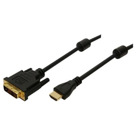 2m HDMI / DVI-D, 2m, DVI-D, HDMI - Foto 1