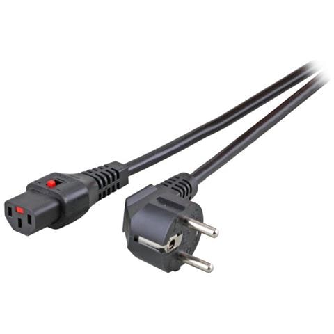 EK600SW. 2 2m Spina di alimentazione di tipo E+F Accoppiatore C13 Nero cavo di alimentazione - Foto 1