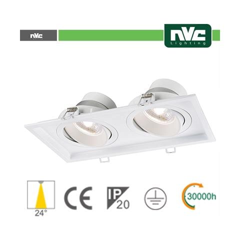 Incasso Multi Lampada - 18w (2x9w) 3000k 1440lm >24 - Foto 1