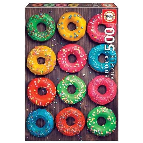 Puzzle - 500 Ciambelle Colorate - Foto 1