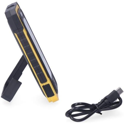 Torcia A Led - Usb / solare - 750 Lm - 4,0 Ah - Funzione Powerbank - 36126 - Foto 5