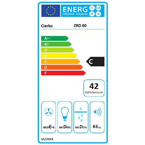 ZRD 60 Integrato Bianco 178 m³ /h C - Foto 3