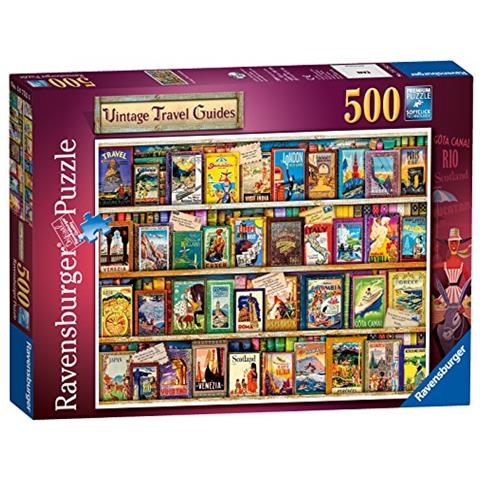 Vintage Travel Guides Puzzle Da 500 Pezzi 14752] - Foto 1