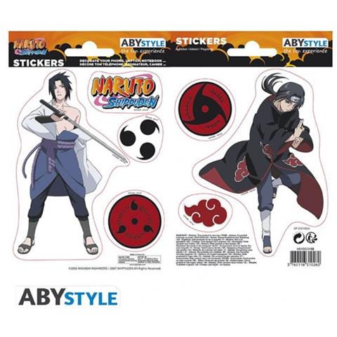 Naruto Shippuden Adesivi 16x11 Cm Sasuke / Itachi - Stickers - - Foto 1