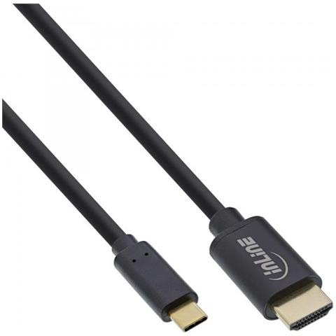 Usb Display Kabel, Usb-c Stecker Zu Hdmi Stecker, 5m. Kabellänge: 5 M, Anschluss 1: Usb Typ-c, Anschluss 2: Hdmi. - Foto 1