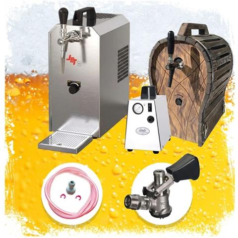 Set Completo - Spillatore Birra - Jet 30 Dispenser Birra Macchina Per Birra 1-linea 35 Litri /h - Raffreddatore A Flusso Con Botti In Legno Keg Type D - Foto 6
