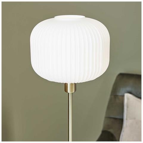 Lampada Da Pavimento In Vetro E Metallo - Foto 2