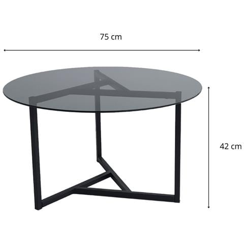 Mia Tavolino Con Piano In Vetro Temperato - Foto 5