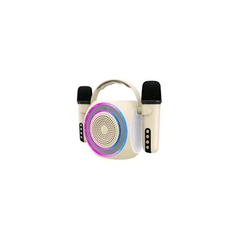 Speaker Bluetooth Celly Party Con 2 Microfoni, Bianco - Foto 2