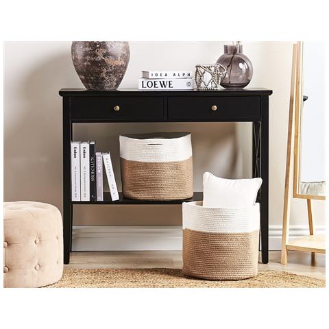 Set Di 2 Cestini Ardesen Cotone Naturale - Foto 1