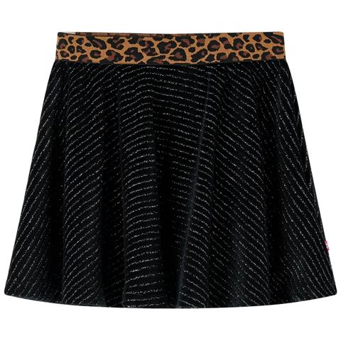 Gonna Da Bambina Con Vita Leopardata Nera 116 - Foto 1