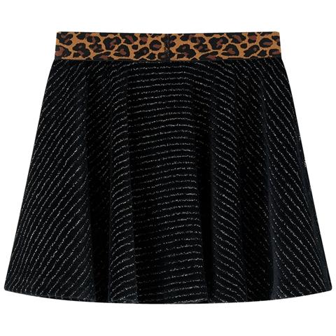 Gonna Da Bambina Con Vita Leopardata Nera 116 - Foto 2