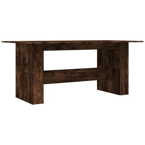 Tavolo Da Pranzo Rovere Fumo 180x90x76 Cm Legno Multistrato - Foto 2