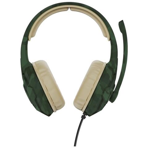Cuffie Gaming Multipiattaforma Radius Jungle Camo Microfono Regolabile, Verde - Foto 2