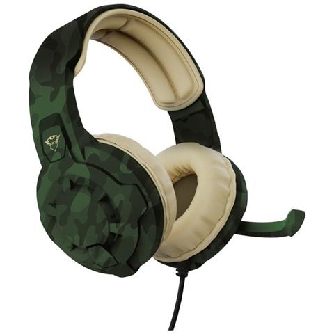 Cuffie Gaming Multipiattaforma Radius Jungle Camo Microfono Regolabile, Verde - Foto 3