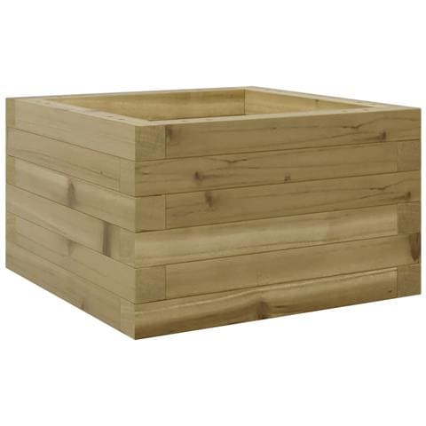 Fioriera Da Giardino 40x40x23 Cm In Legno Di Pino Impregnato - Foto 2