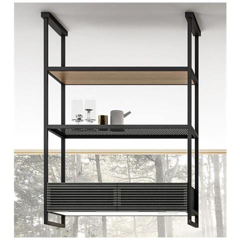 Cappa ad Isola PRF0165965 Aspirante 80 cm Colore Nero - Foto 2