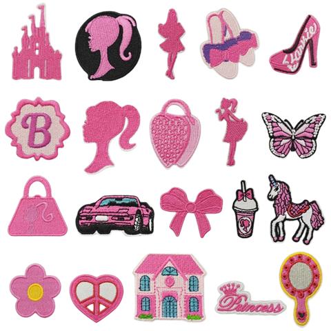 Toppe Termoadesive Per Riparazioni Di Tessuti Per Indumenti Serie Rosa - Foto 1