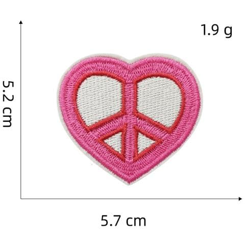 Toppe Termoadesive Per Riparazioni Di Tessuti Per Indumenti Serie Rosa - Foto 2